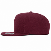 YP Classics Premium Blank Adjustable Snapback Hat - Maroon