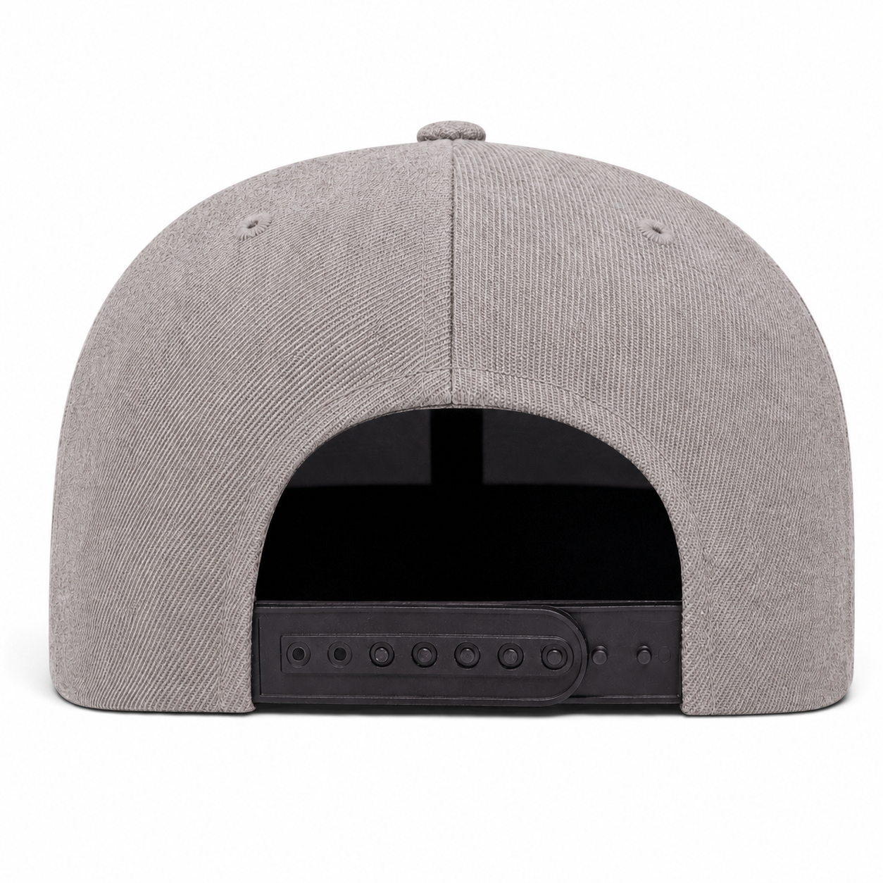 YP Classics Premium Blank Adjustable Snapback Hat - Heather Gray