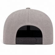 YP Classics Premium Blank Adjustable Snapback Hat - Heather Gray
