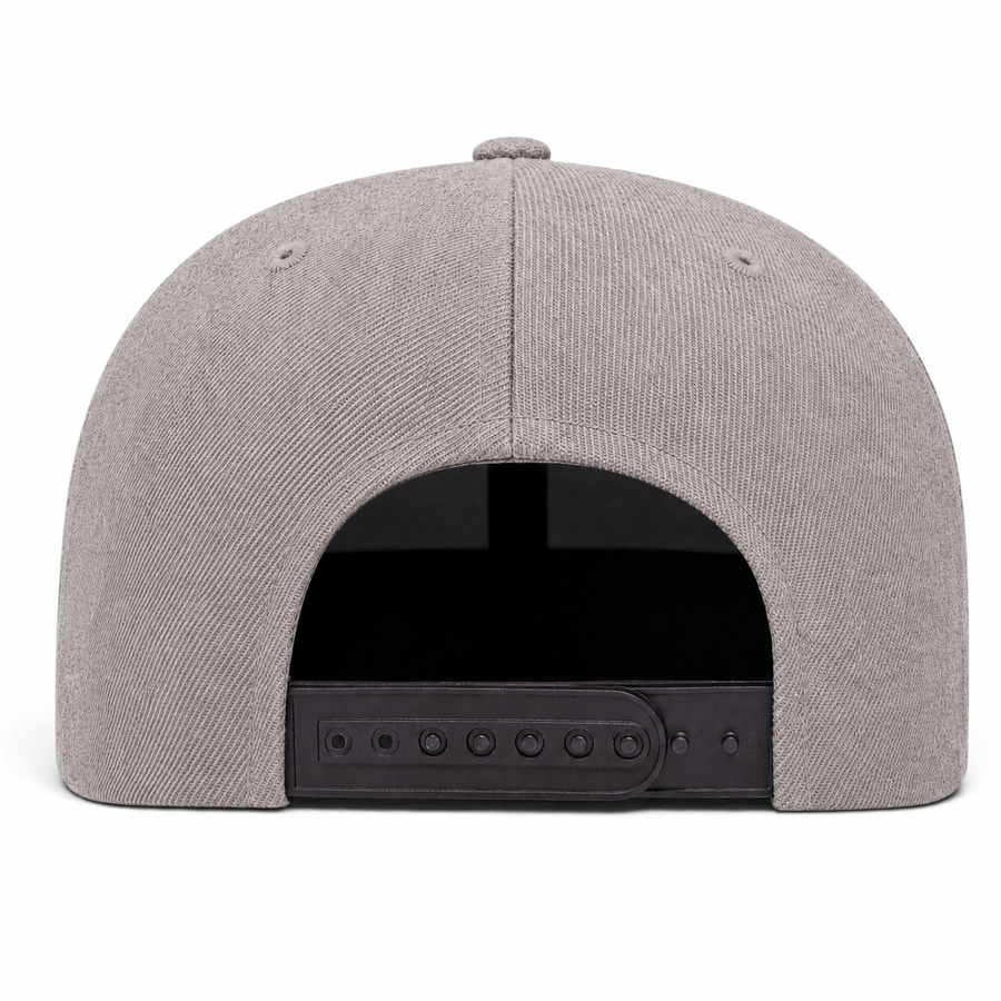 YP Classics Premium Blank Adjustable Snapback Hat - Heather Gray