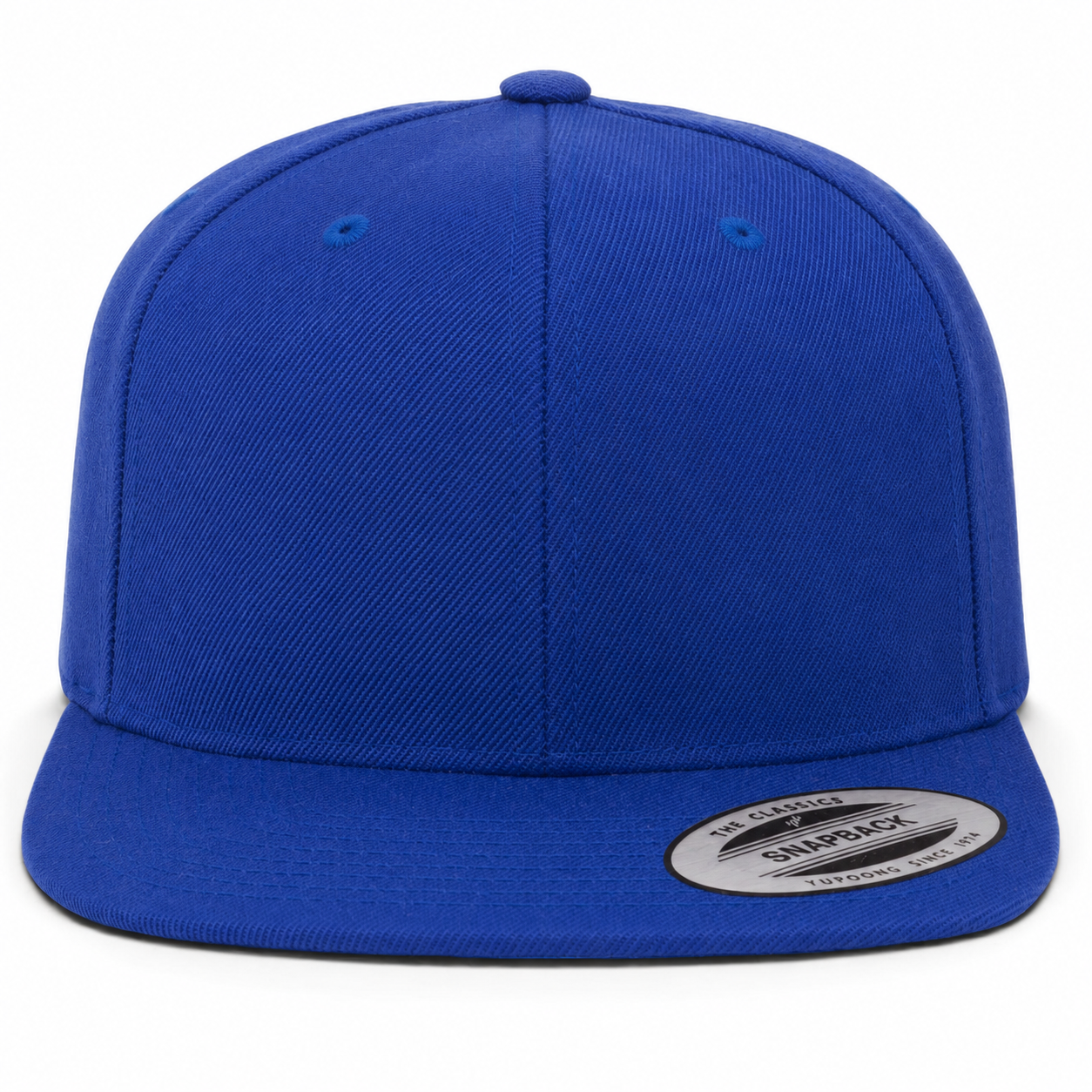 YP Classics Premium Blank Adjustable Snapback Hat - Royal Blue