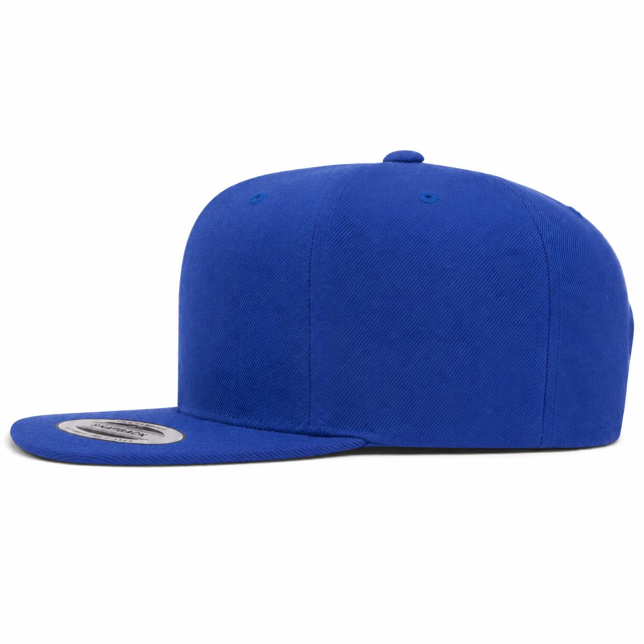 YP Classics Premium Blank Adjustable Snapback Hat - Royal Blue