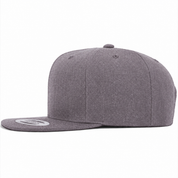 YP Classics Premium Blank Adjustable Snapback Hat - Dark Gray