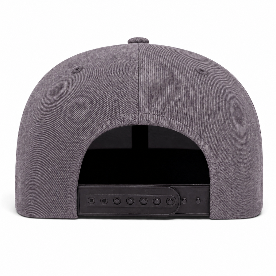 YP Classics Premium Blank Adjustable Snapback Hat - Dark Gray