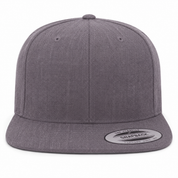 YP Classics Premium Blank Adjustable Snapback Hat - Dark Gray