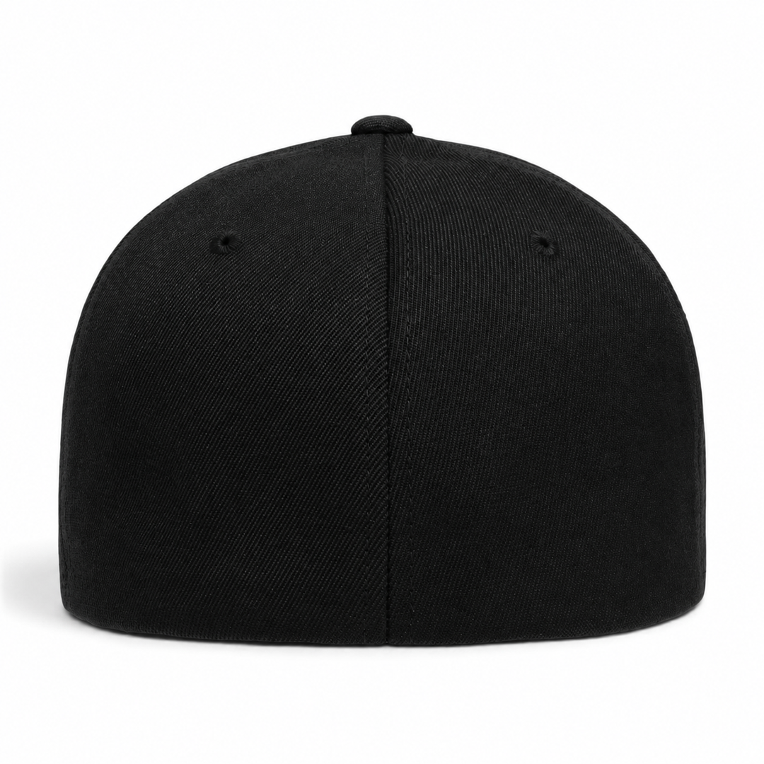 Flexfit Premium Blank Stretch Fit Baseball Cap - Obsidian Black - Product Image