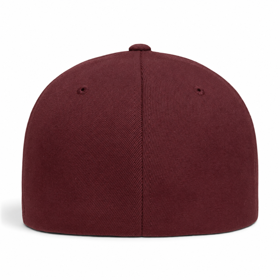 Flexfit Premium Blank Stretch Fit Baseball Cap - Wine - Product Image