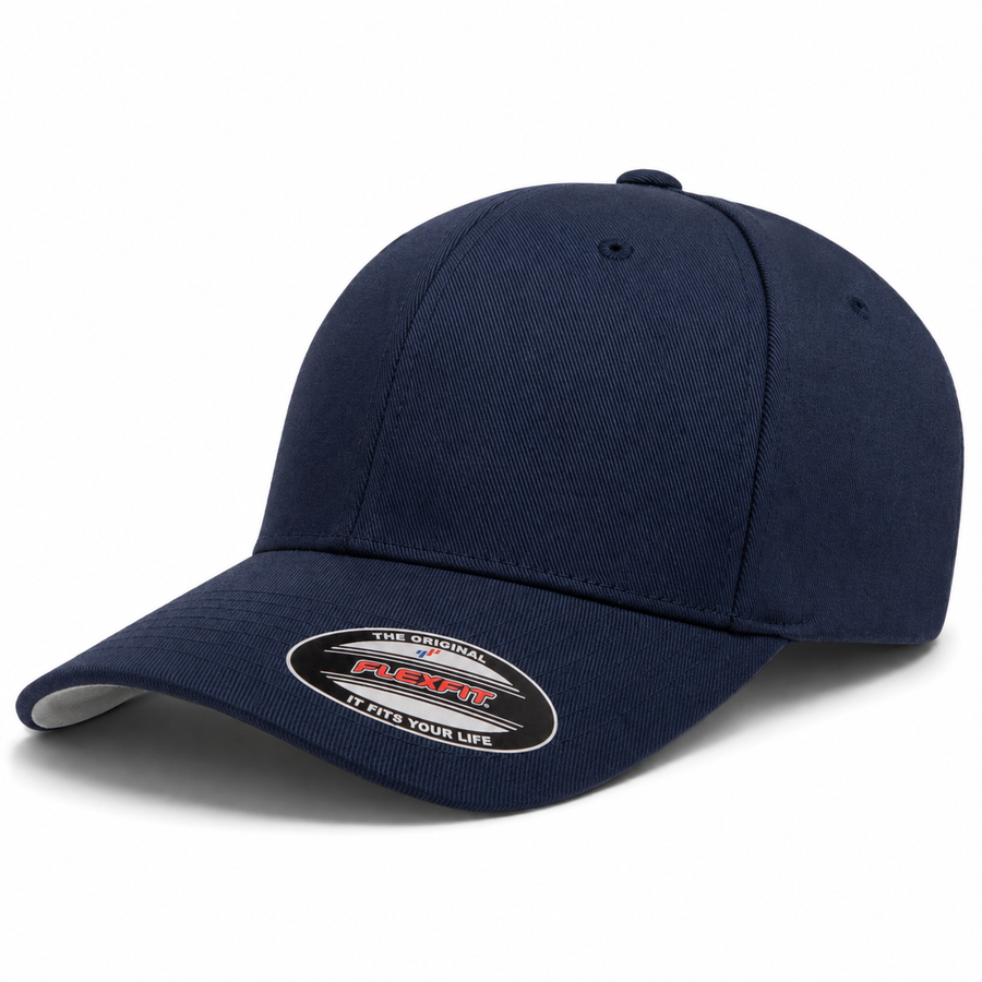 Flexfit Premium Stretch Fit Baseball Cap - Dark Navy - Product Image