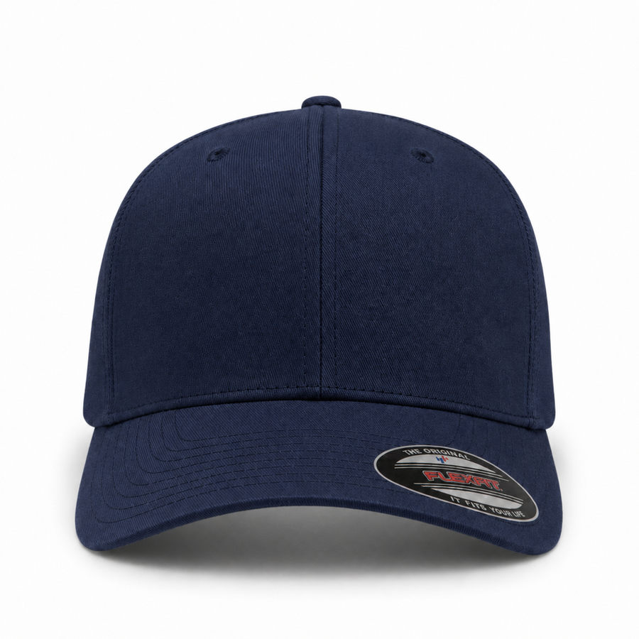 Flexfit Premium Stretch Fit Baseball Cap - Dark Navy - Product Image