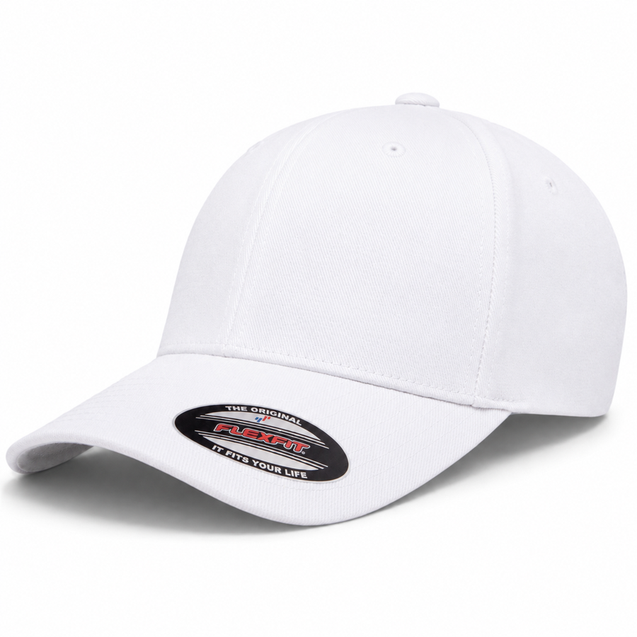 Flexfit Premium Stretch Fit Baseball Cap - Polar White