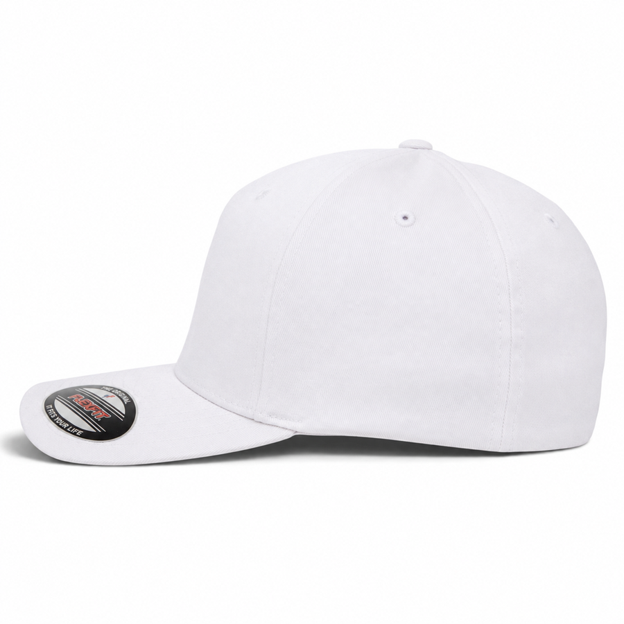 Flexfit Premium Stretch Fit Baseball Cap - Polar White