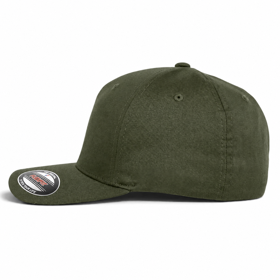 Flexfit Premium Stretch Fit Baseball Cap - Olive Crypress - Product Image