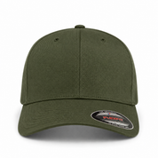 Flexfit Premium Stretch Fit Baseball Cap - Olive Crypress - Product Image