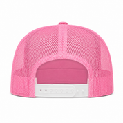 YP Classics Premium Blank 5-Panel Adjustable Trucker Snapback Hat - Pink - Product Image