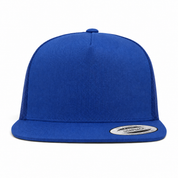 YP Classics Premium Blank Adjustable Trucker Snapback Hat - Royal Blue - Product Image