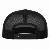 YP Classics Premium Blank 5-Panel Adjustable Trucker Snapback Hat - Camouflage/Black