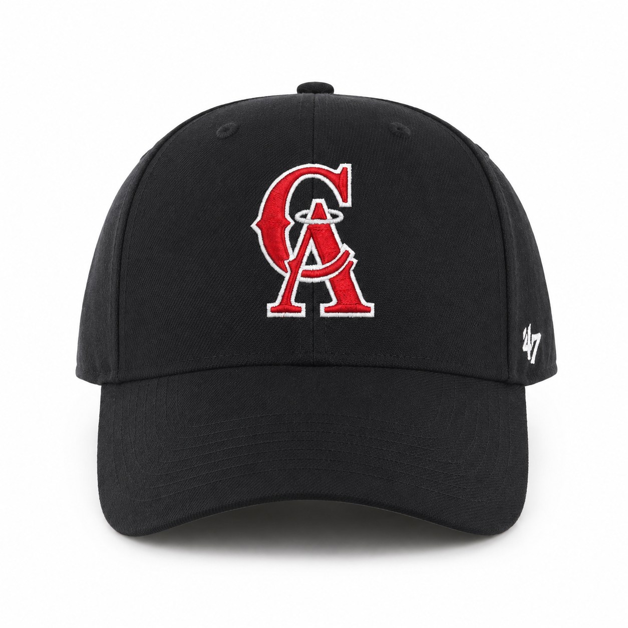 Los Angles Angels CA '47 Brand MVP Adjustable Baseball Cap - Navy - Product Image