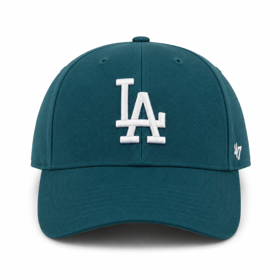 Los Angeles Dodgers '47 Brand MVP Adjustable Baseball Cap - Turquoise - Product Image