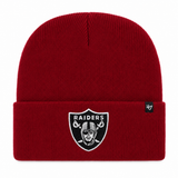 Las Vegas Raiders '47 Brand Cuff Knit Beanie - Wine