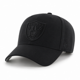 Las Vegas Raiders '47 Brand MVP Adjustable Baseball Cap - All Black