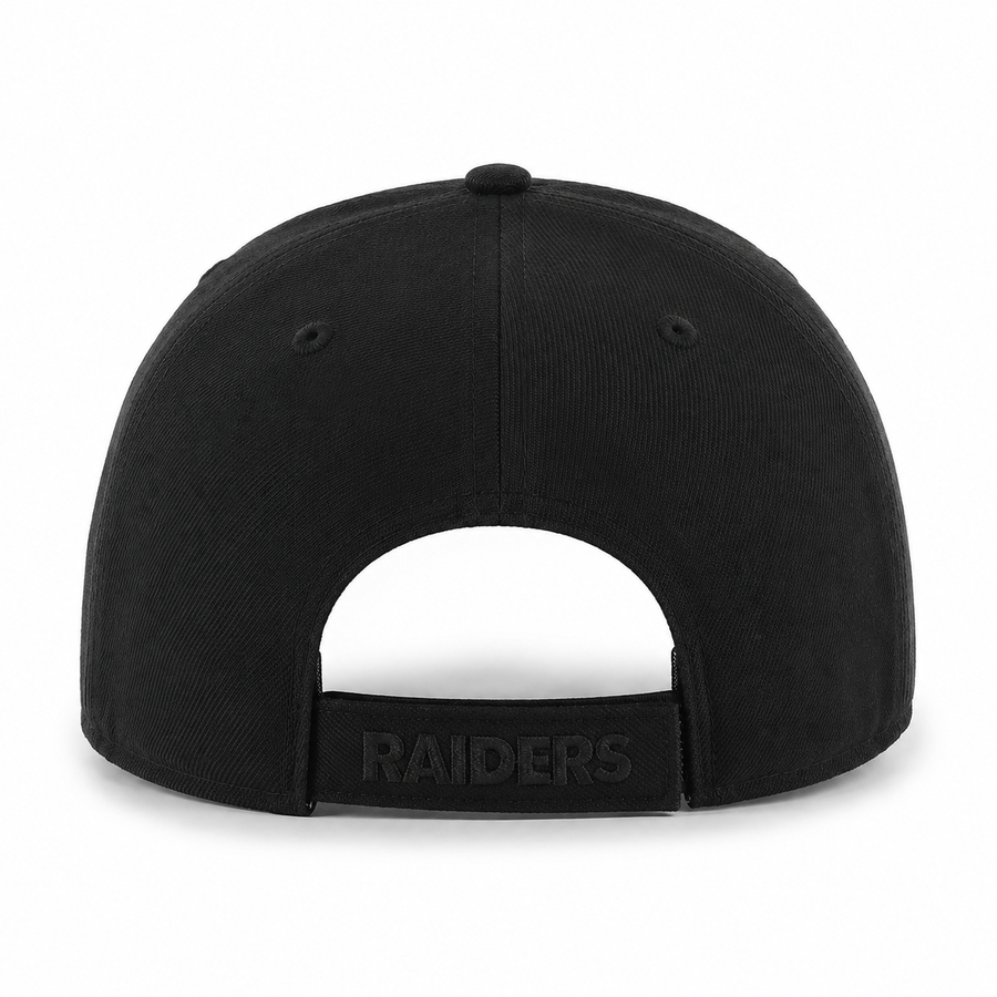 Las Vegas Raiders '47 Brand MVP Adjustable Baseball Cap - All Black - Product Image