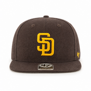 San Diego Padres '47 Brand Captain Adjustable Snapback - Brown