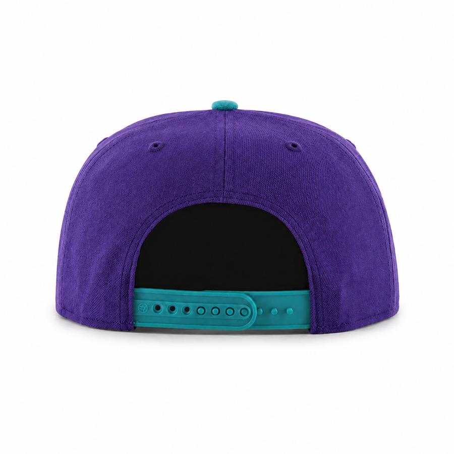 Anaheim Ducks '47 Brand Captain Adjustable Snapback - Purple/Turquoise - Product Image