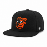 Baltimore Orioles '47 Brand Captain Adjustable Snapback - Black