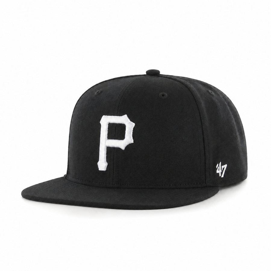 Pittsburgh Pirates '47 Brand Captain Adjustable Snapback - Black