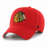 Chicago Blackhawks '47 Brand MVP Adjustable Baseball Cap - Red