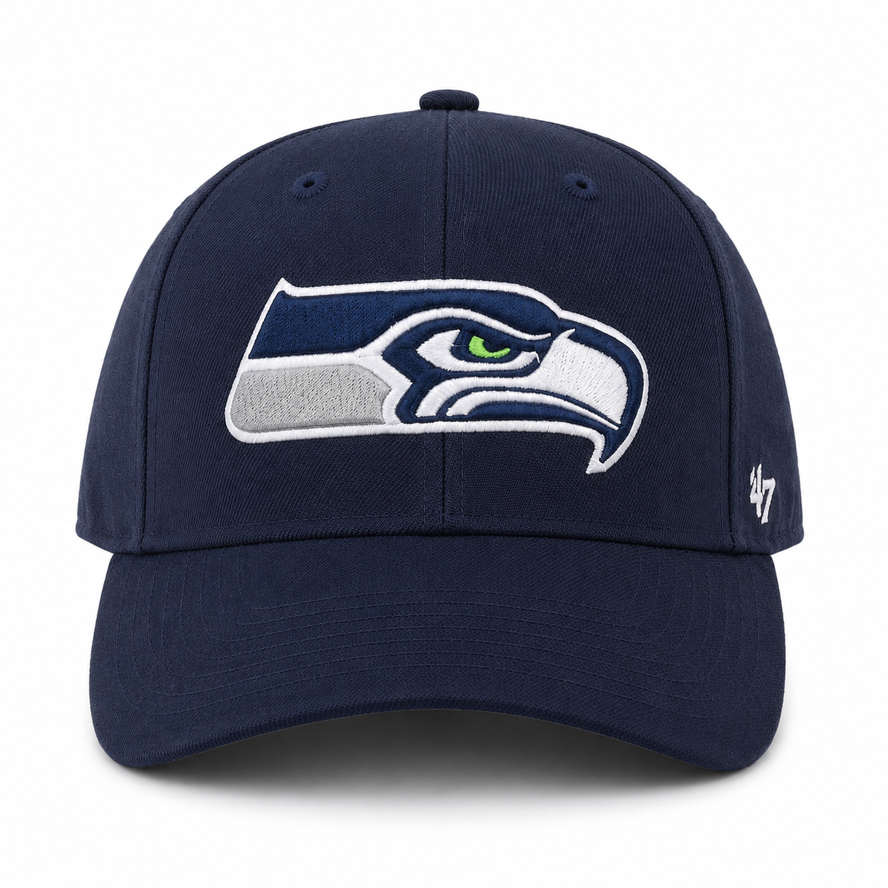 Seattle Seahawks '47 Brand MVP Adjustable Baseball Cap - Navy - Product Image