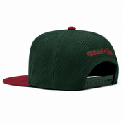 Seattle Sonics Dark Green/Maroon Mitchell & Ness OG Adjustable Snapback Hat - Product Image