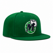 Dallas Mavericks Green Mitchell & Ness OG Adjustable Snapback Hat - Product Image