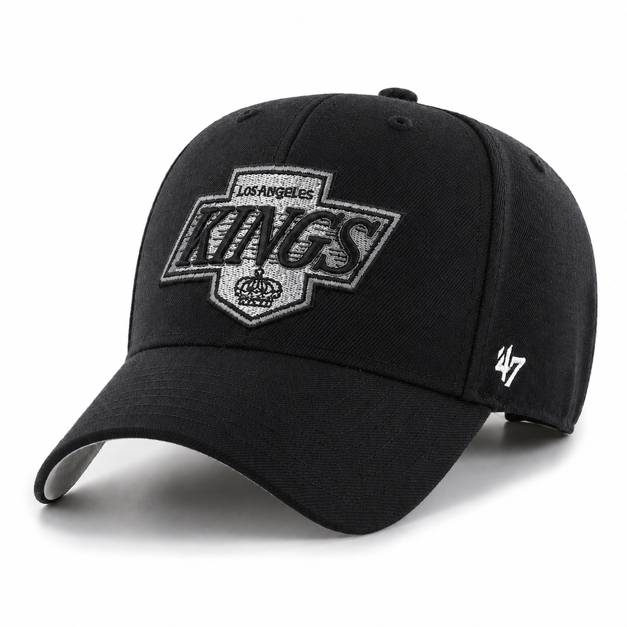 Los Angeles Kings '47 Brand MVP Adjustable Baseball Cap - Black - Product Image