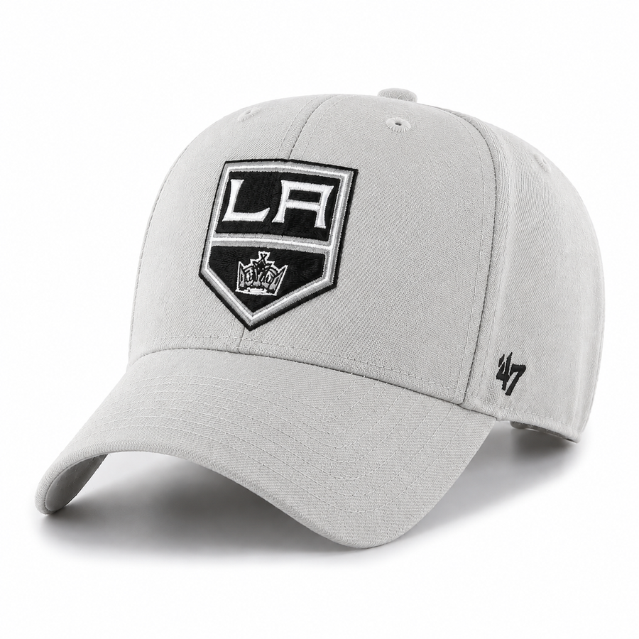 Los Angeles Kings '47 Brand MVP Adjustable Baseball Cap - Silver - Product Image