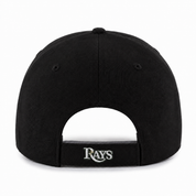 Tampa Bay Rays '47 Brand MVP Adjustable Baseball Cap - Black - Product Image