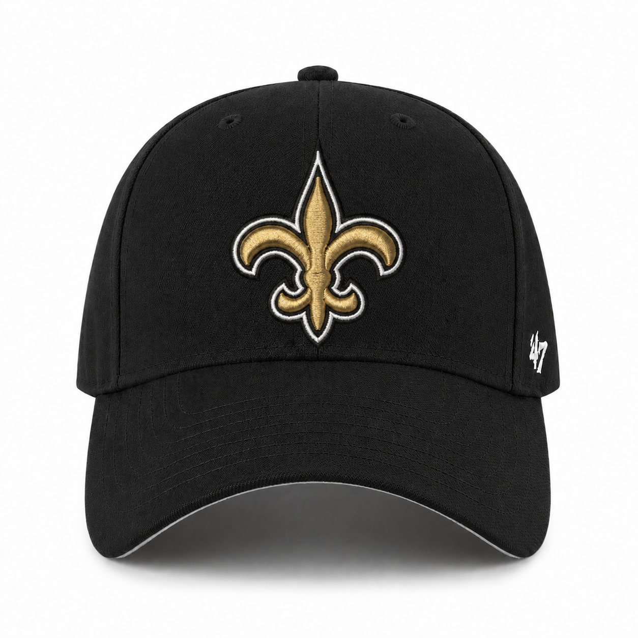 New Orleans Saints '47 Brand MVP Adjustable Baseball Cap - Black - Product Image