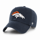 Denver Broncos '47 Brand Clean Up Adjustable Dad Cap - Navy