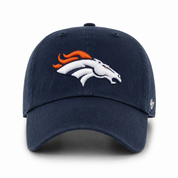 Denver Broncos '47 Brand Clean Up Adjustable Dad Cap - Navy - Product Image