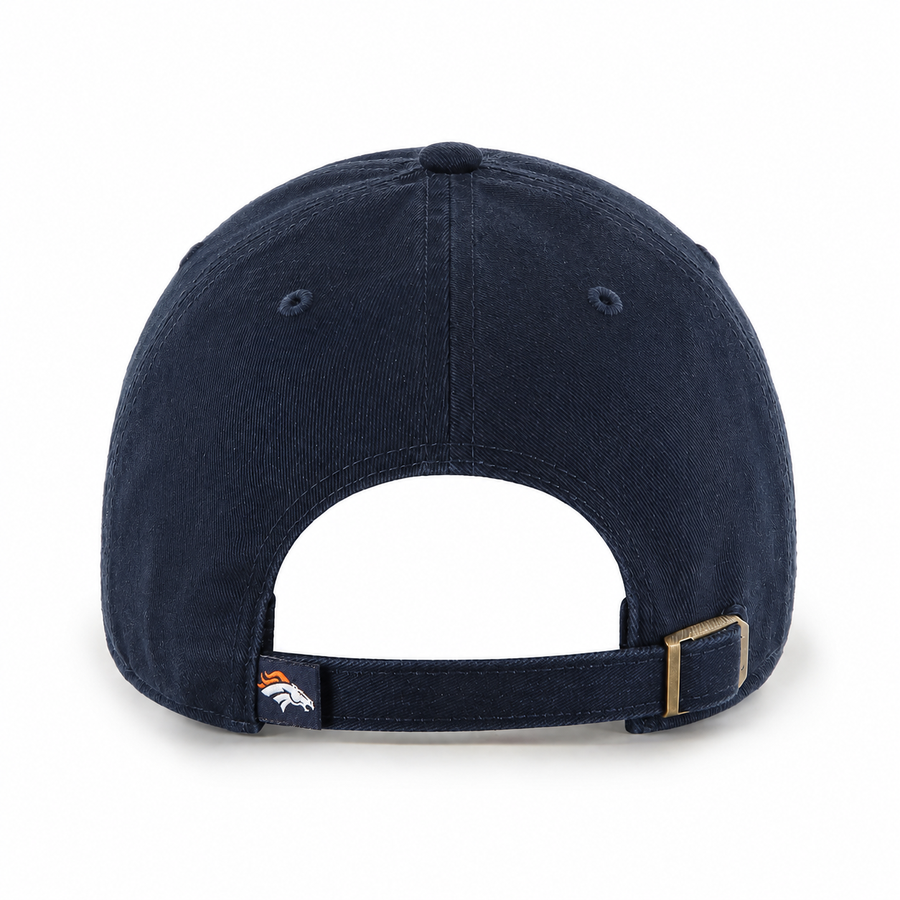 Denver Broncos '47 Brand Clean Up Adjustable Dad Cap - Navy - Product Image