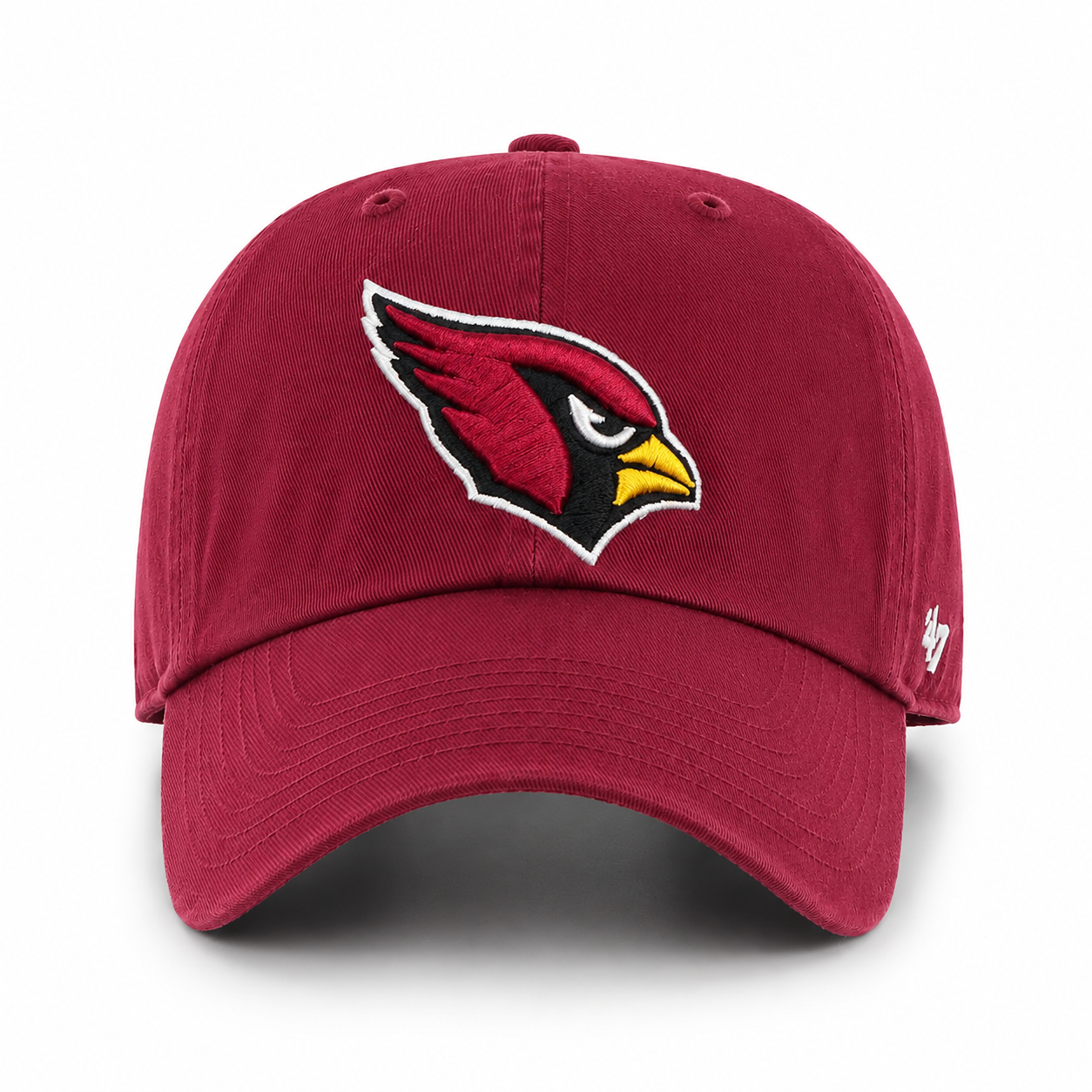 Arizona Cardinals '47 Brand Clean Up Adjustable Dad Cap - Cardinal Red - Product Image
