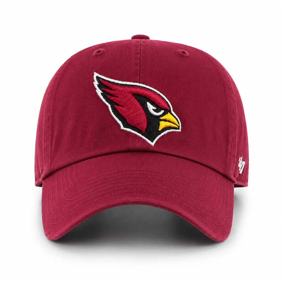 Arizona Cardinals '47 Brand Clean Up Adjustable Dad Cap - Cardinal Red - Product Image