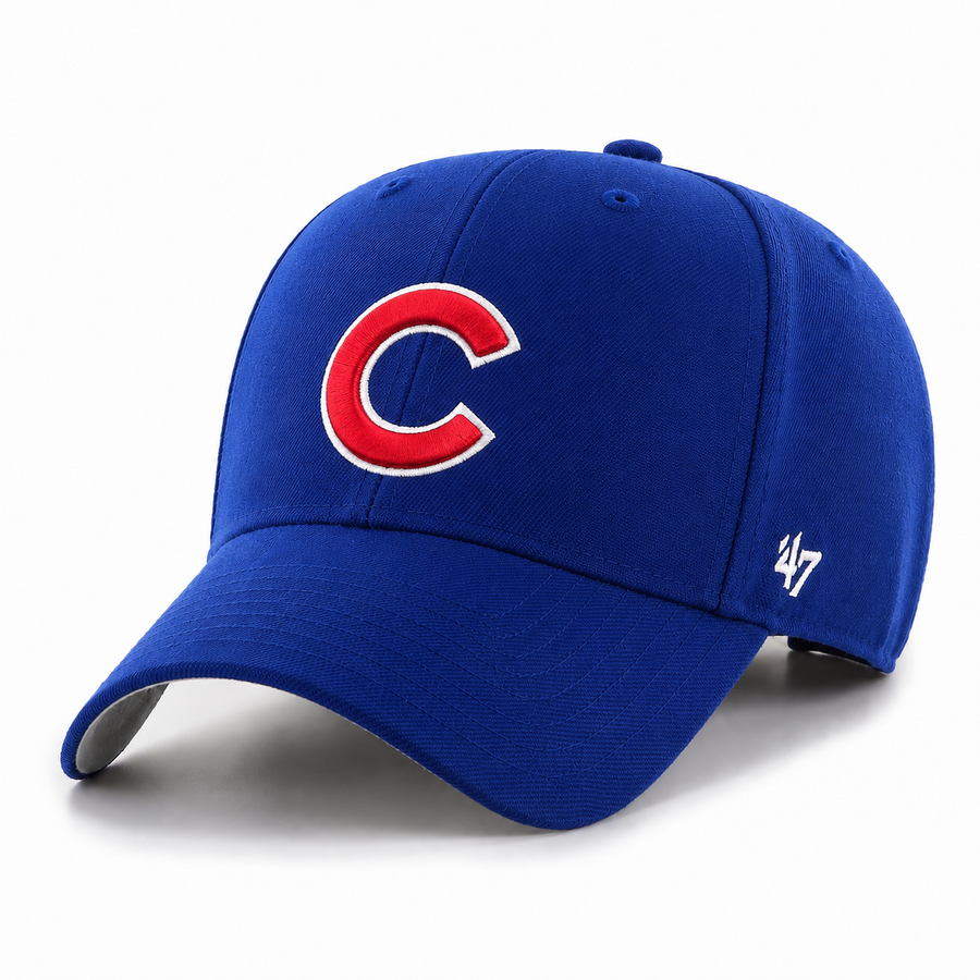 Chicago Cubs '47 Brand MVP Adjustable Baseball Cap - Royal Blue - Product Image
