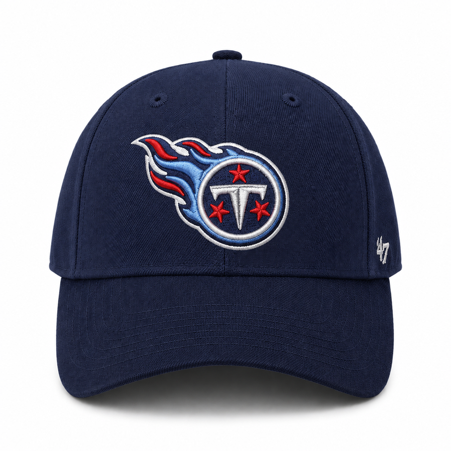 Tennessee Titans '47 Brand MVP Adjustable Baseball Cap - Navy - Product Image