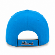Miami Marlins '47 Brand MVP Adjustable Baseball Cap - Electric Blue - Product Image