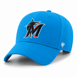 Miami Marlins '47 Brand MVP Adjustable Baseball Cap - Electric Blue