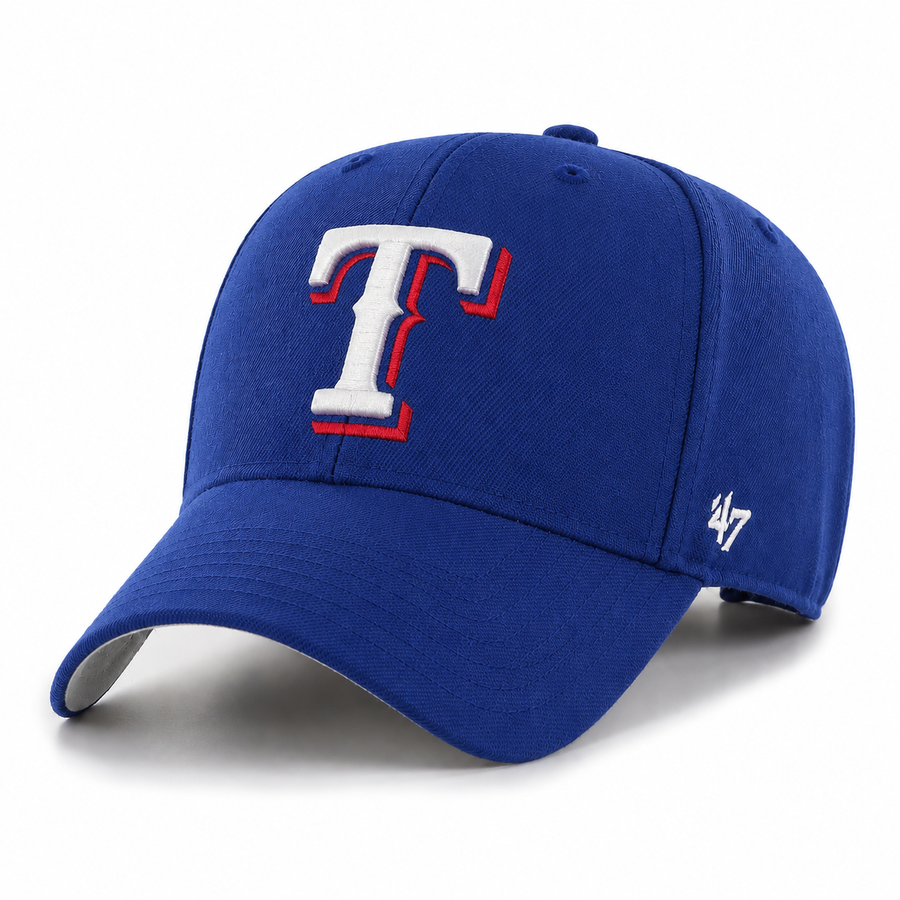 Texas Rangers '47 Brand MVP Adjustable Baseball Cap - Blue - Product Image