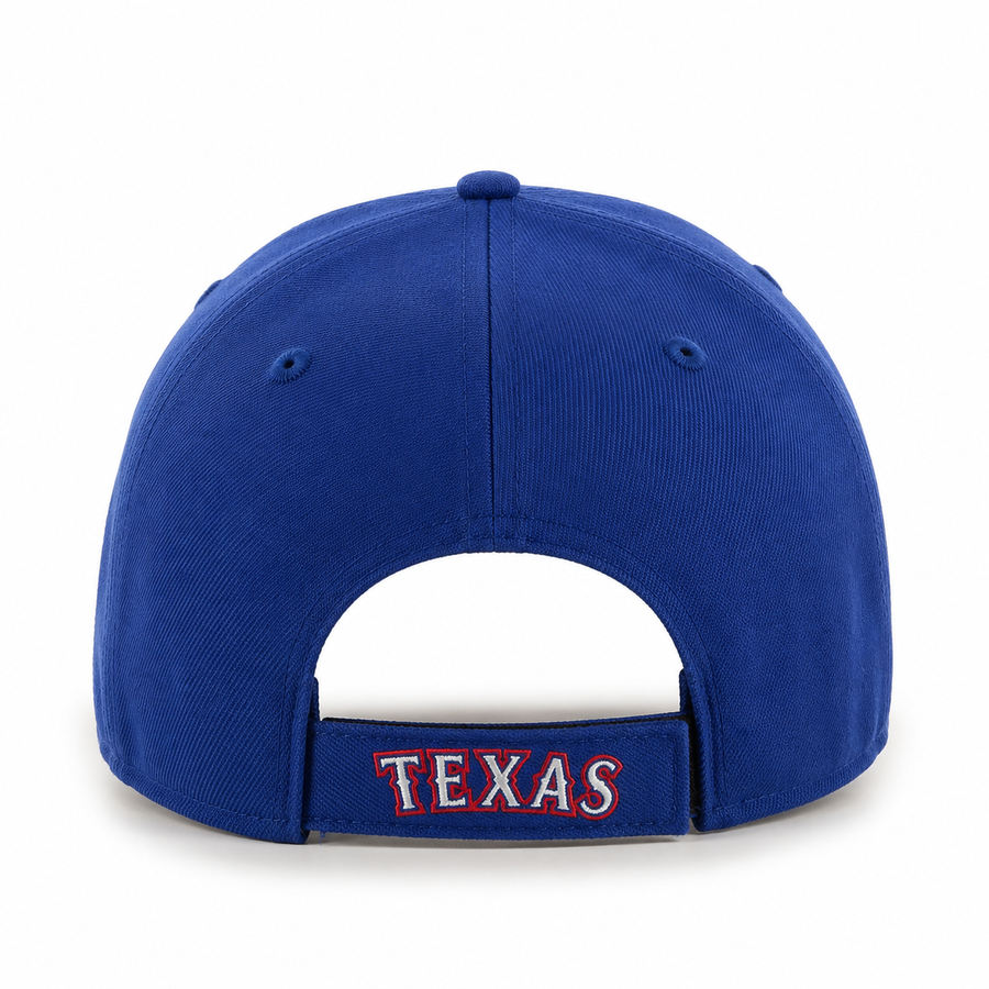 Texas Rangers '47 Brand MVP Adjustable Baseball Cap - Blue - Product Image