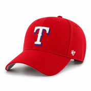 Texas Rangers '47 Brand MVP Adjustable Baseball Cap - Red - Product Image