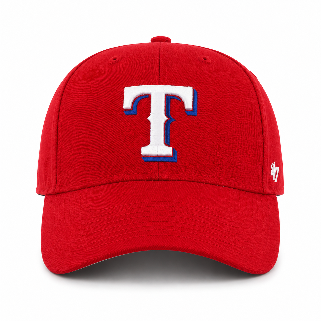 Texas Rangers '47 Brand MVP Adjustable Baseball Cap - Red - Product Image
